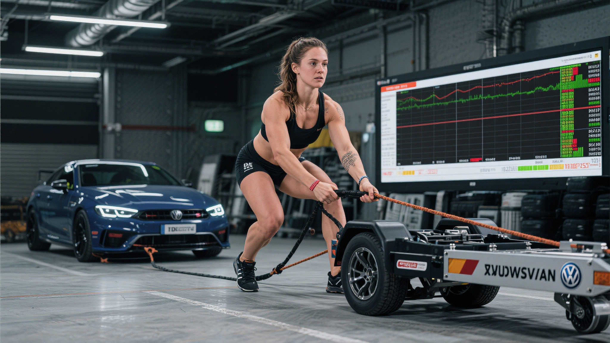 她指出自己秘诀在双倍耐力拖式拉延整过程功率输出，并